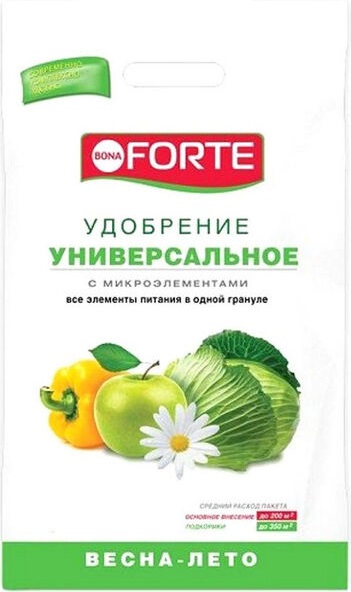 Bona Forte Весна-Лето универсал.  комплексное гран. с микроэлемен. 1 кг /25/